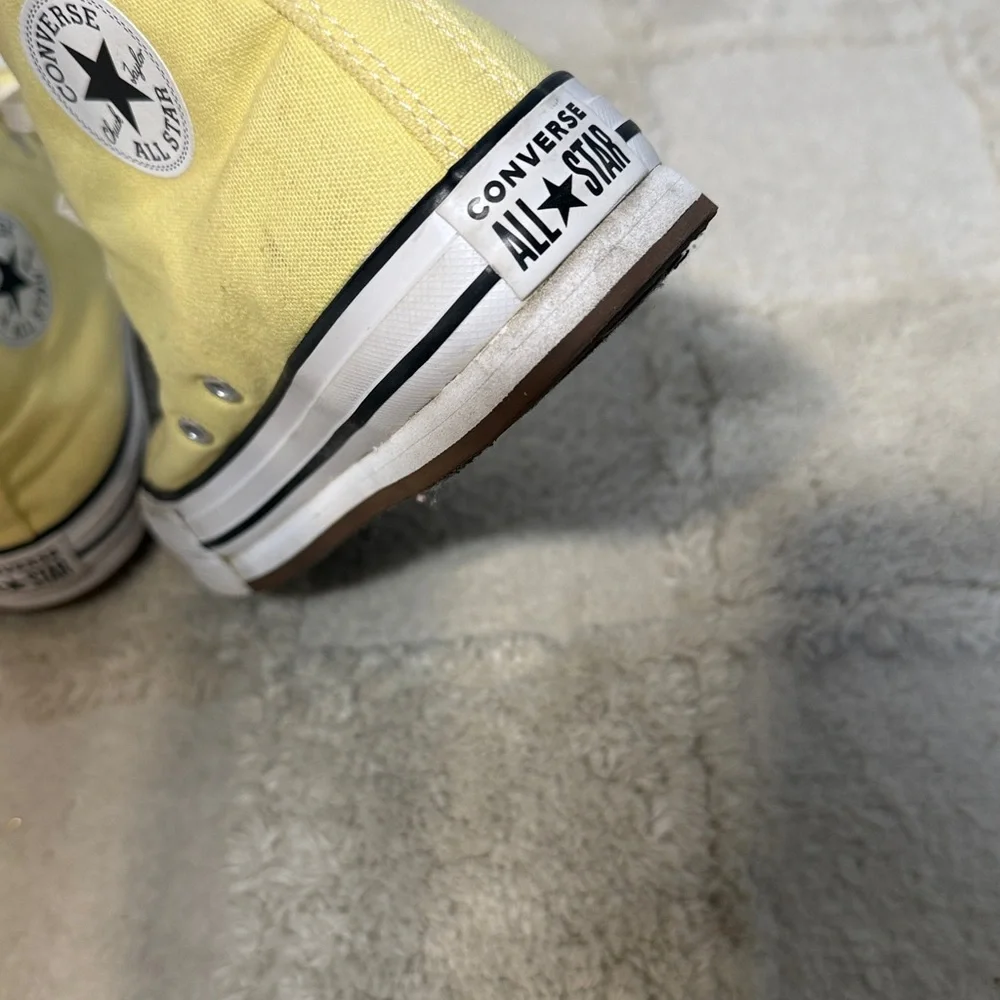 CONVERSE Kids' Chuck Taylor All Star Eva Lift High-top Sneakers In Yellow